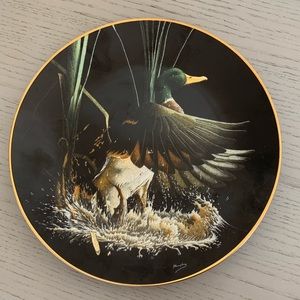 Rising Mallard by Tommy Humphrey China plate